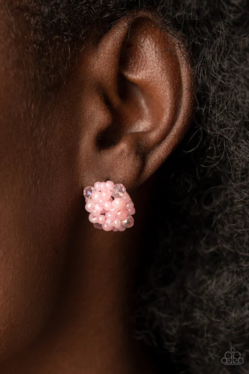 Bunches of Bubbly - Pink Earrings - NEW RELEASE