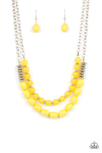 Load image into Gallery viewer, Venetian Voyage - Yellow Necklace - NEW RELEASE
