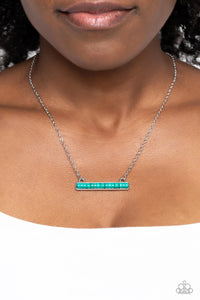 Barred Bohemian - Blue Necklace - NEW RELEASE