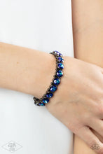 Load image into Gallery viewer, Sugar-Coated Sparkle - Multi Iridescent Blue Rhinestone Bracelet - NEW RELEASE
