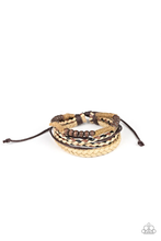 Load image into Gallery viewer, Woodland wayfarer- brown urban bracelet
