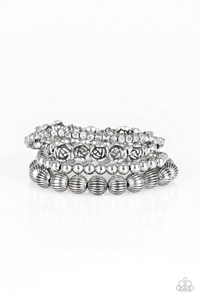 Rose Garden Gala- silver bracelet