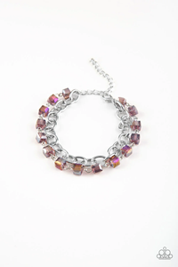 Life of the block party- purple bracelet