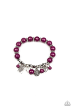 Load image into Gallery viewer, One true love- purple bracelet
