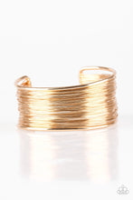 Load image into Gallery viewer, Wire Warrior - Gold Cuff Bracelet - NEW RELEASE

