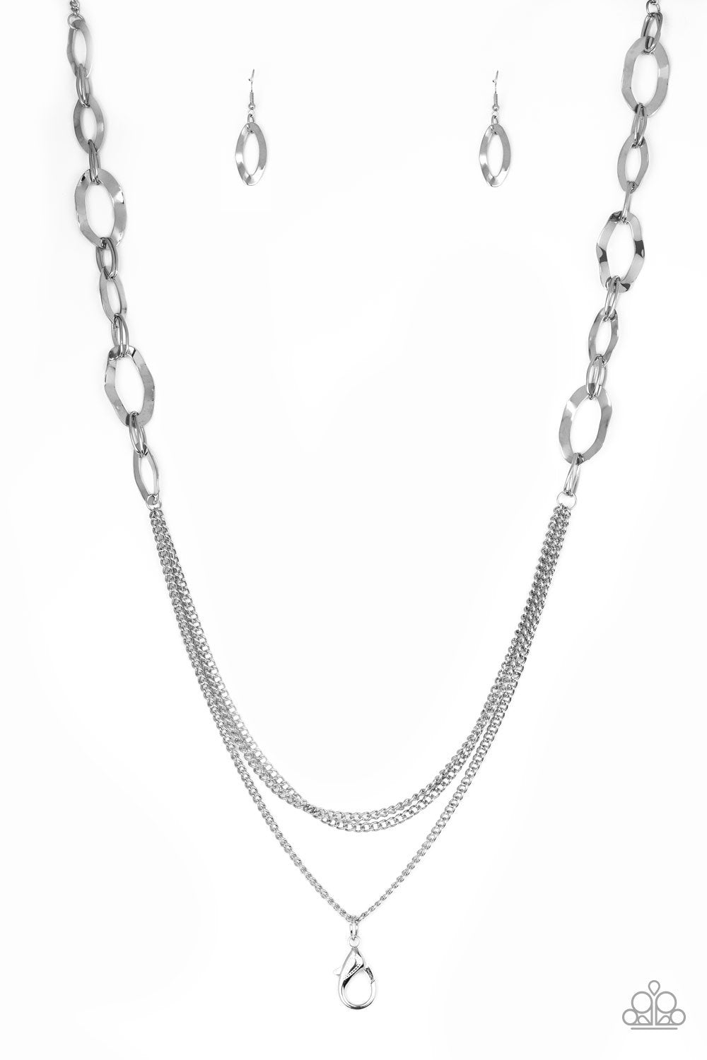 Street Beat Silver Lanyard Necklace
