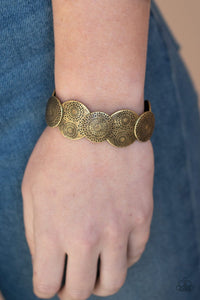 Pleasantly Posy - Brass Bracelet - NEW RELEASE