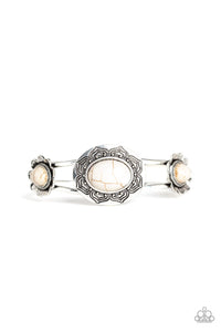 Desert Eden - White Cuff Bracelet - NEW RELEASE