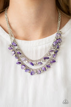 Load image into Gallery viewer, Pebble Pioneer - Purple Necklace - NEW RELEASE
