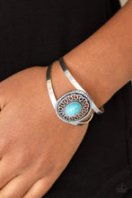 Load image into Gallery viewer, Deep In The TUMBLEWEEDS - Blue Cuff Bracelet - NEW RELEASE
