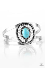 Load image into Gallery viewer, Deep In The TUMBLEWEEDS - Blue Cuff Bracelet - NEW RELEASE
