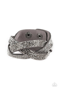 Nice Girls Finish Last - Silver Snap Bracelet