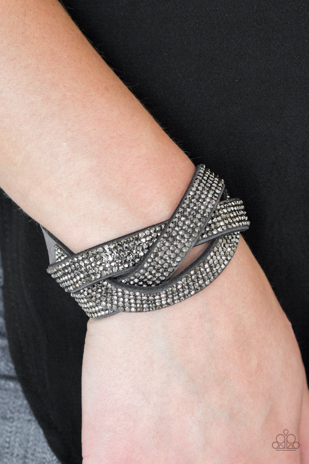 Nice Girls Finish Last - Silver Snap Bracelet
