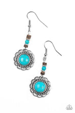 Load image into Gallery viewer, Desert Bliss - Blue Floral Earring - NEW RELEASE
