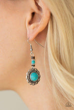 Load image into Gallery viewer, Desert Bliss - Blue Floral Earring - NEW RELEASE
