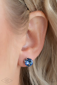 Come Out On Top - Blue Post Earring - BLACK DIAMOND PIECE