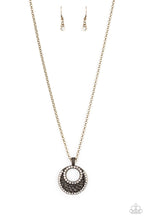Load image into Gallery viewer, Net Worth - Brass Necklace - NEW RELEASE
