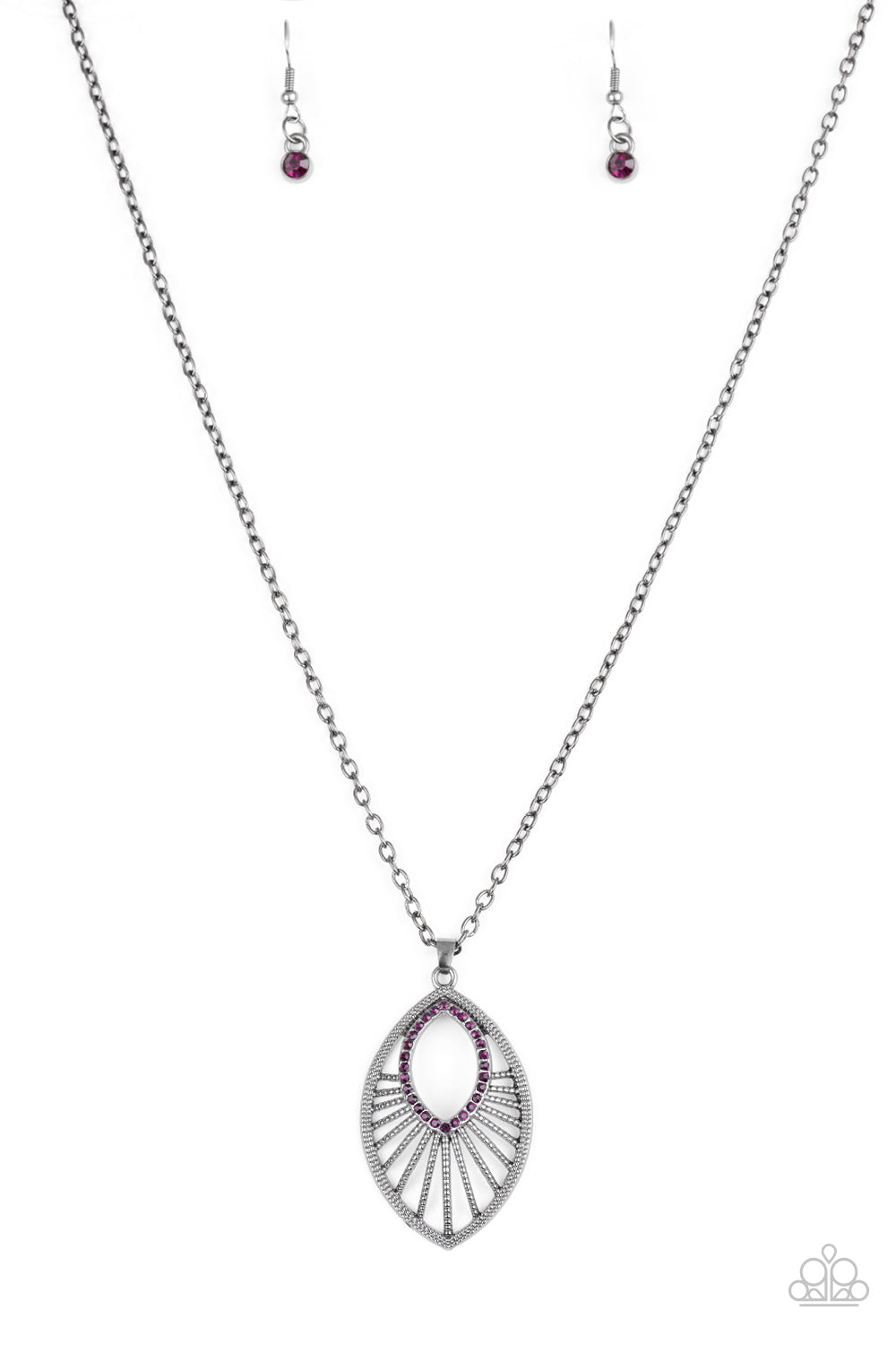 Court Couture - Purple Necklace - NEW RELEASE