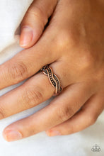 Load image into Gallery viewer, Texture Tango - Copper Ring
