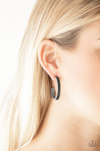 Rugged Retro - Silver Hoop Earring - NEW RELEASE
