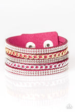 Load image into Gallery viewer, Fashion Fiend - Pink Snap Bracelet
