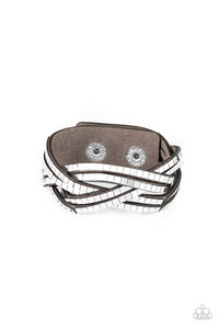 Looking For Trouble - Silver Snap Bracelet