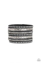 Load image into Gallery viewer, All Hustle and Hairspray - Black Urban Snap Bracelet - NEW RELEASE
