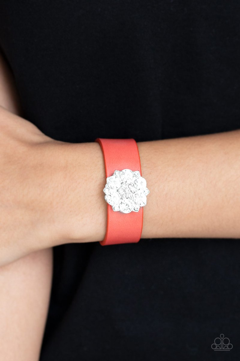 Show-Stopper - Orange Snap Bracelet - NEW RELEASE