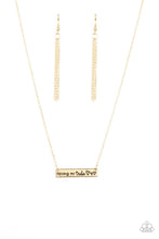 Load image into Gallery viewer, Raising my tribe- gold necklace
