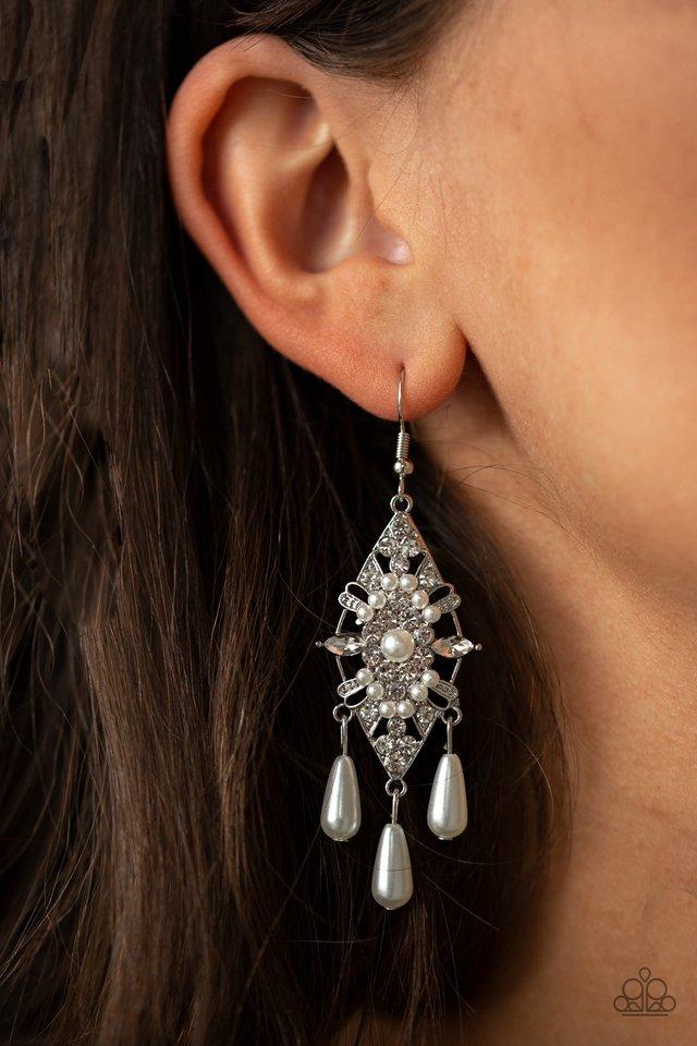 Majestic Mood - White Earring - NEW RELEASE