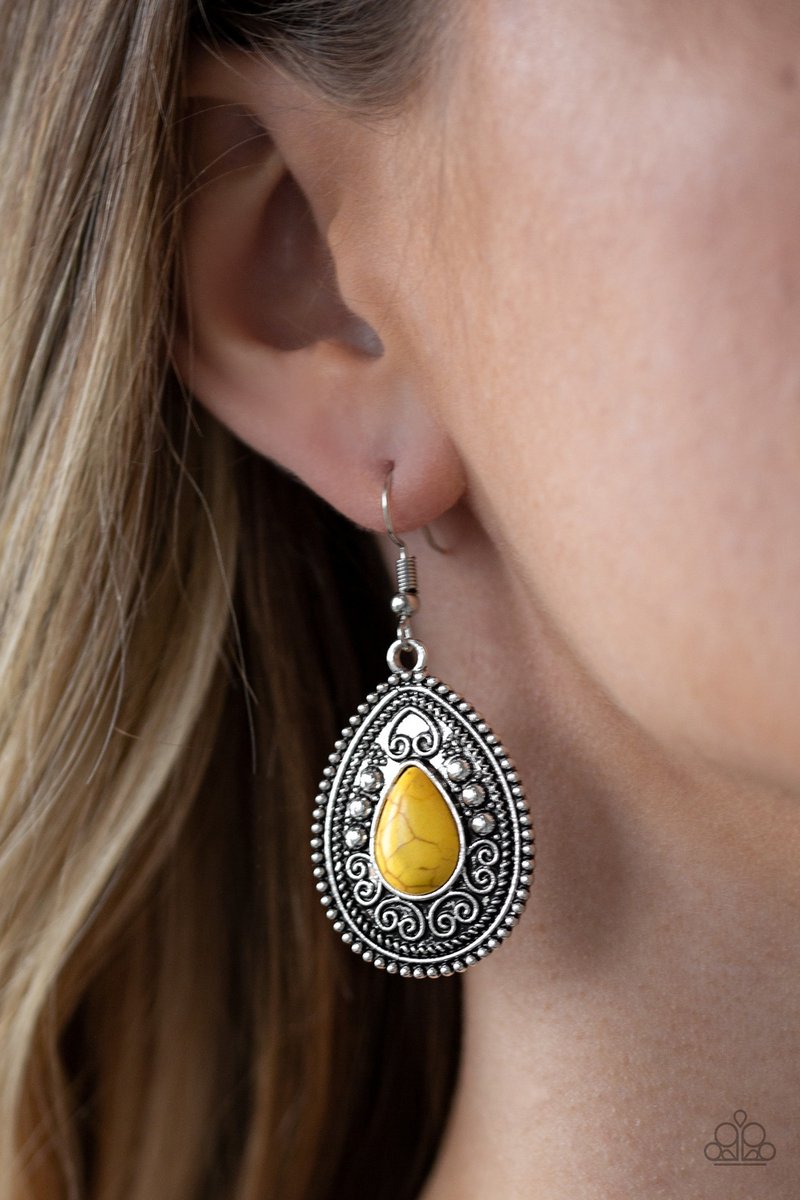 Desert Nirvana - Yellow Earring - NEW RELEASE