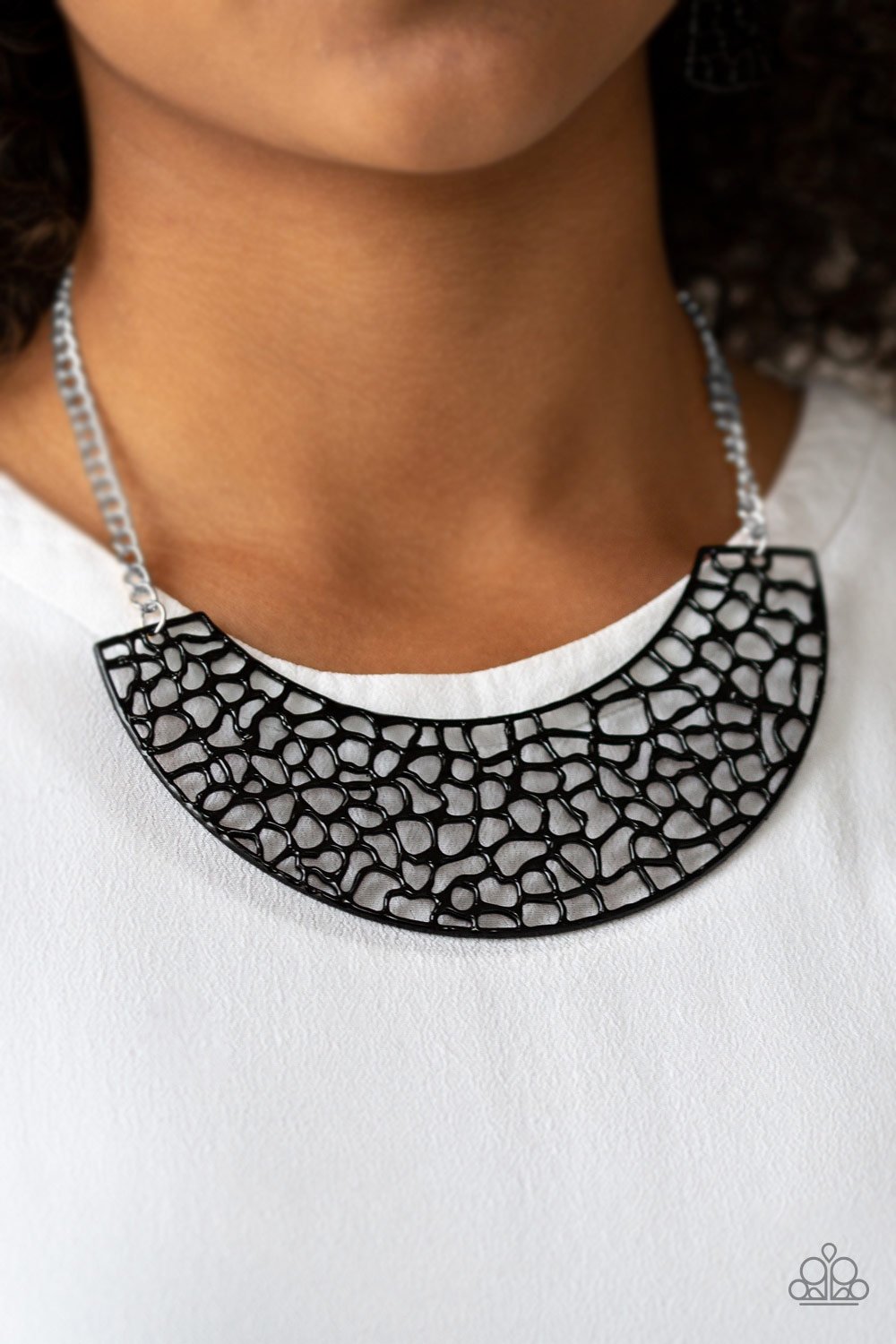Powerful Prowl - Black Necklace - NEW RELEASE
