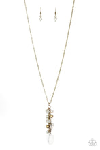 Load image into Gallery viewer, Teardrop Serenity - Brass Necklace - NEW RELEASE
