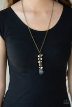 Load image into Gallery viewer, Teardrop Serenity - Brass Necklace - NEW RELEASE
