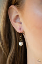 Load image into Gallery viewer, Teardrop Serenity - Brass Necklace - NEW RELEASE
