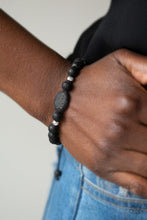 Load image into Gallery viewer, Makes Perfect SENSEI - Black Urban Lava Bead Bracelet
