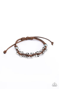 Ride The Rails - Brown Urban Bracelet
