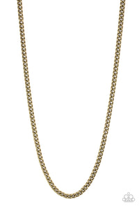 First Rule Of Fight Club - Brass Urban Necklace - NEW RELEASE