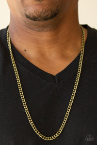 First Rule Of Fight Club - Brass Urban Necklace - NEW RELEASE