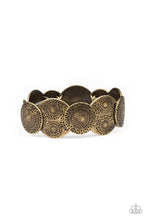 Load image into Gallery viewer, Pleasantly Posy - Brass Bracelet - NEW RELEASE
