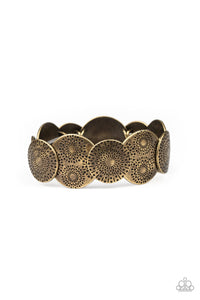 Pleasantly Posy - Brass Bracelet - NEW RELEASE