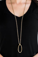 Load image into Gallery viewer, Grit Girl - Brass Necklace - NEW RELEASE
