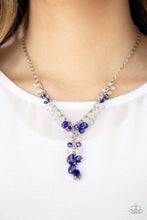 Load image into Gallery viewer, Iridescent illumination- blue necklace
