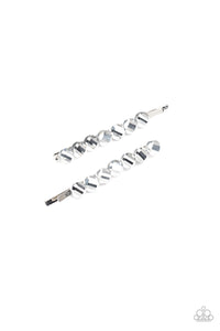 Easy on the Hairspray - Silver Hair Clip