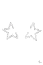 Load image into Gallery viewer, Star Player - White Post Earring

