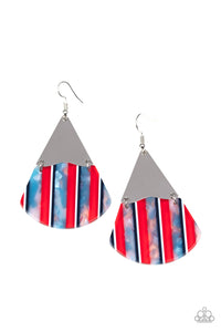 Social Animal - Red Acrylic Earring