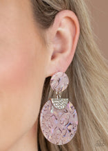 Load image into Gallery viewer, Really Retropolitan - Pink Acrylic Post Earring
