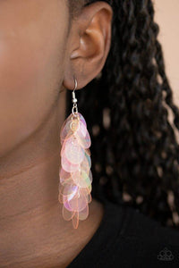 Stellar In Sequins - Pink Iridescent Earring - NEW RELEASE