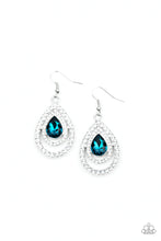 Load image into Gallery viewer, So the story glows- blue earring
