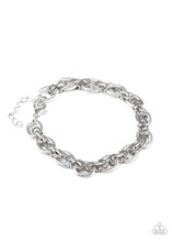 Load image into Gallery viewer, Gridiron Grunge - Silver Bracelet - NEW RELEASE
